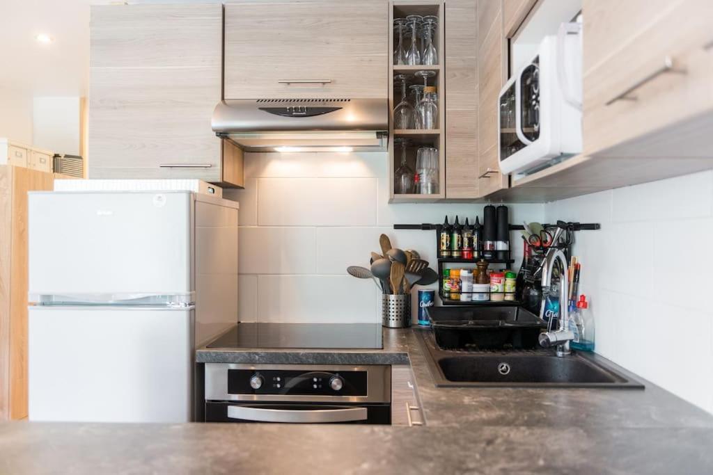 Demi-QuartierPied-A-Terre Cosy Face Aux Pistes De La Princesseアパートメント エクステリア 写真
